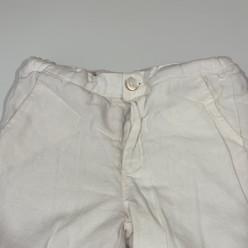 Bums & Roses Cream Pants - Picture 2 of 6